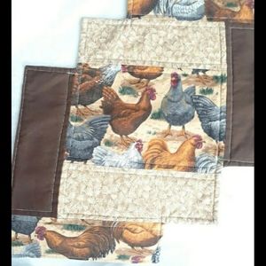 Set 2 Chicken Rooster farmhouse country Placemats